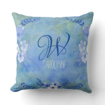 Fleur Painterly jaune bleue de roses sauvages