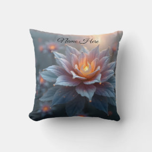 Coussin Fleur personnalisée et soleil