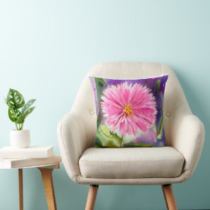 Coussin Fleur pourpre