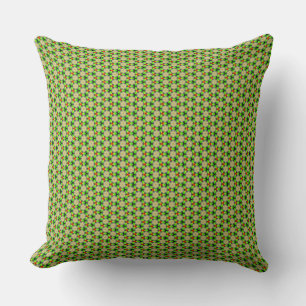 Coussin Fleur rouge minuscule et orange
