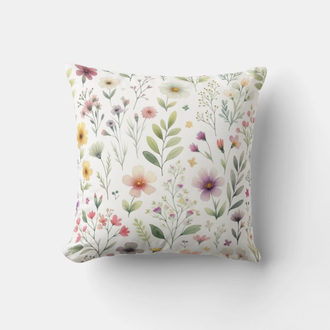 Coussin Fleur sauvage (Recto)