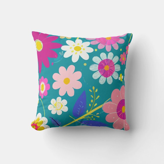 Coussin Fleur Sauvage (Recto)