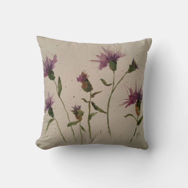 Coussin Fleur sauvage (Recto)