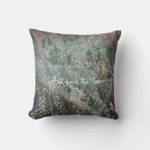 Coussin Fleur sauvage d'automne