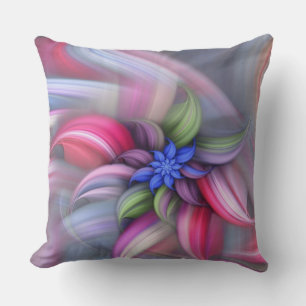Coussin Fleur tournoyante Abstraite