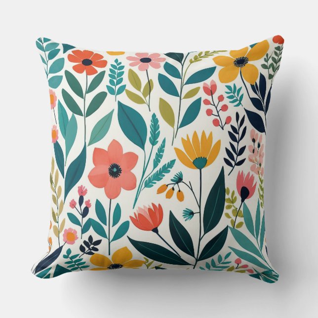 Coussin Fleur vive (Recto)