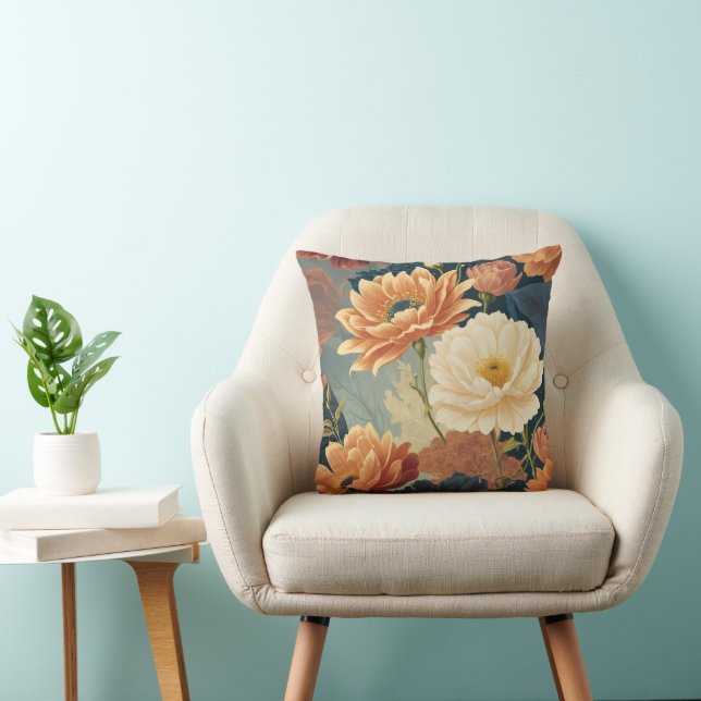 Coussin Fleurs (Chaise)