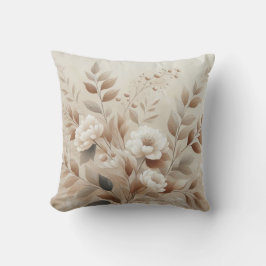 Coussin Fleurs beiges modernes 7 Poster