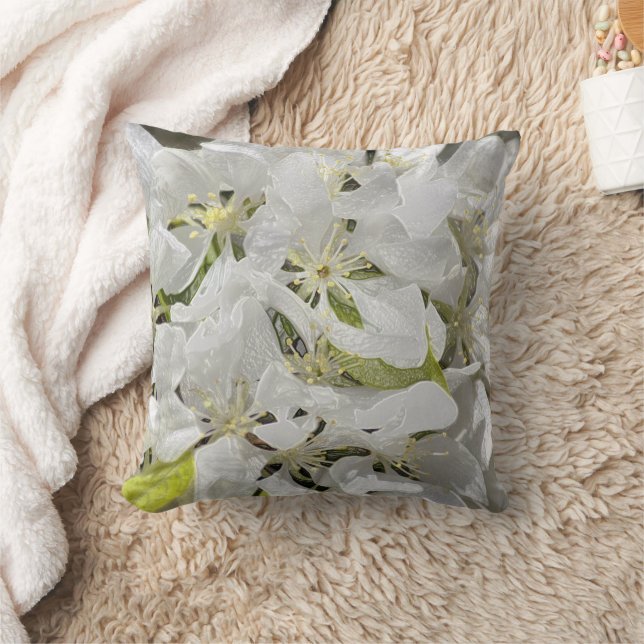 Coussin Fleurs blanches (Couverture)