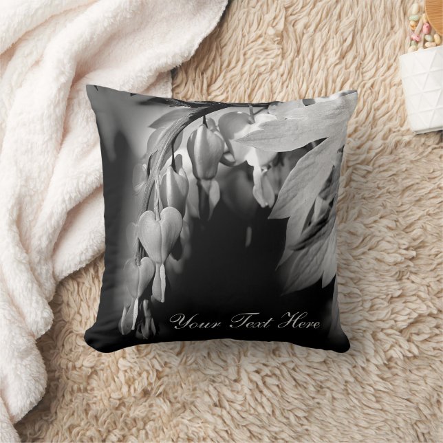 Coussin Fleurs cardiaques saignantes Personnalisées (Couverture)