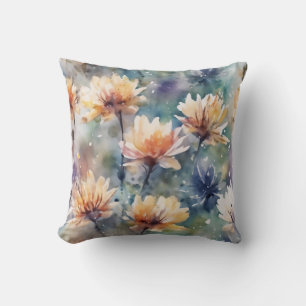 Coussin Fleurs colorées