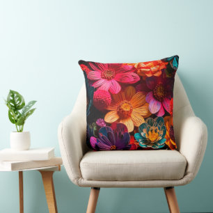 Coussin Fleurs d'art