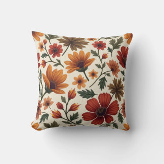 Coussin Fleurs d'automne