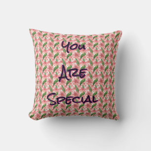 Coussin Fleurs de aquarelle personnalisées et sur mesure