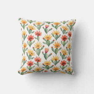 Coussin Fleurs de cactus