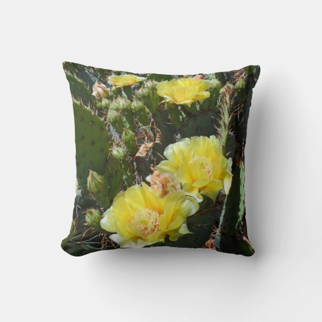 Coussin Fleurs de cactus (Recto)