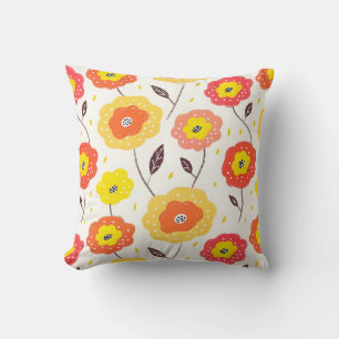 Coussin Fleurs de dessin