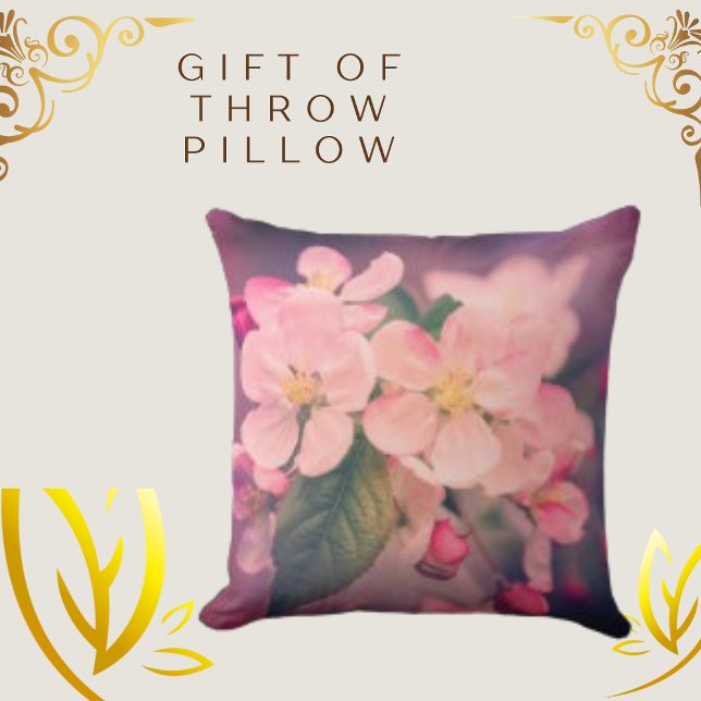 Coussin Fleurs de fleurs de cerisier (Créateur téléchargé)