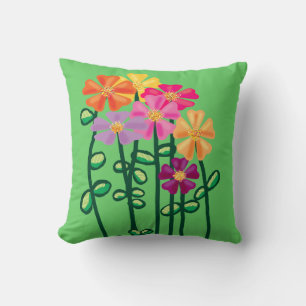Coussin Fleurs de jardin