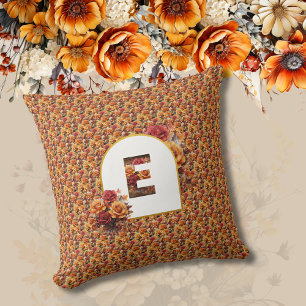 Coussin Fleurs de l'automne pour l'anniversaire de grand-m