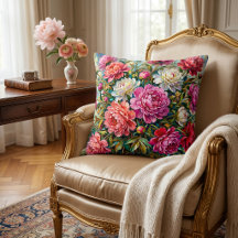 Fleurs de pivoine peintes colorées élégantes
