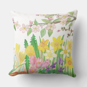 Coussin Fleurs de printemps