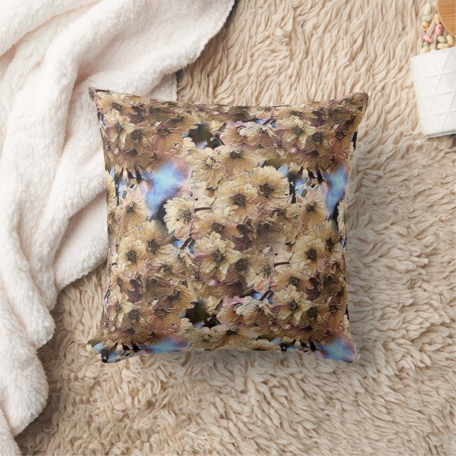 Coussin Fleurs de printemps rose fleurs Nature Motif Art (Couverture)