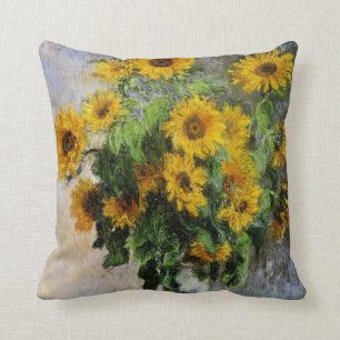 Coussin Fleurs de soleil par Monet