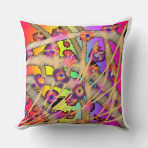 Coussin Fleurs de Woody