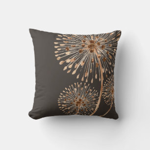 Coussin Fleurs Délicates Fluant Dans Le Vent
