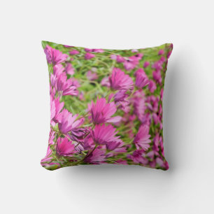 Coussin Fleurs d'été dans un jardin