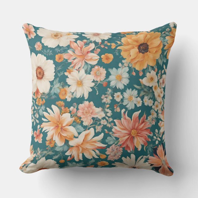 Coussin Fleurs d'été douces Extraordinaires (Recto)