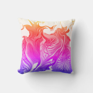 Coussin Fleurs Iris Violettes / Ipanema /