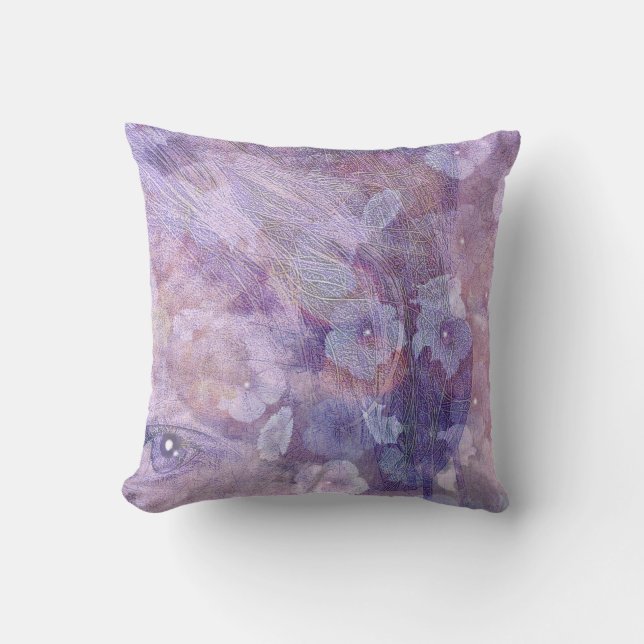 Coussin Fleurs oubliées (Recto)