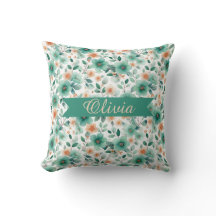Fleurs personnalisées de printemps vintage vert