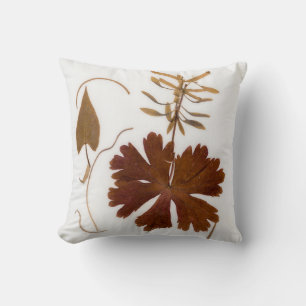 Coussin Fleurs pressées du milieu du XXe siècle