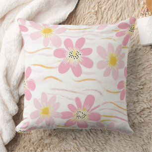 Coussin Fleurs Rétro Pastel (4)