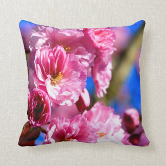 Coussin Fleurs roses