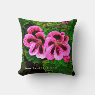Coussin Fleurs roses 1