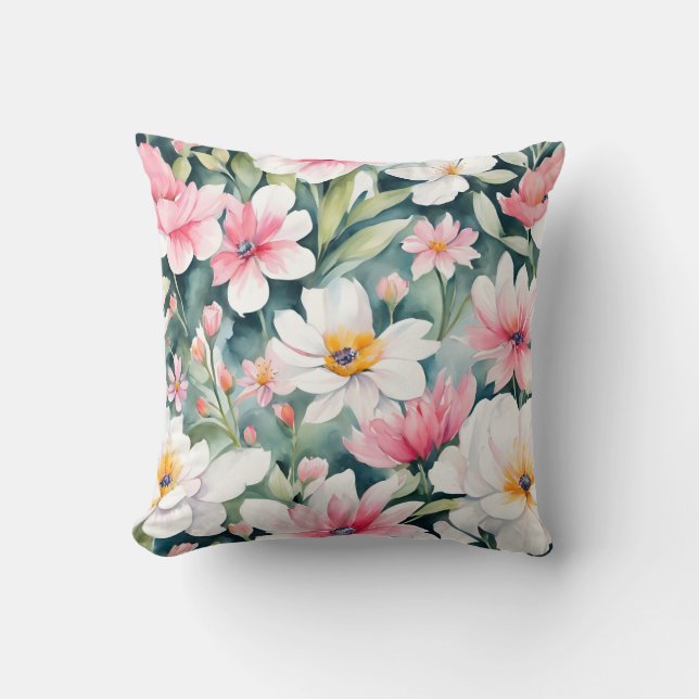 Coussin Fleurs sauvages (Recto)