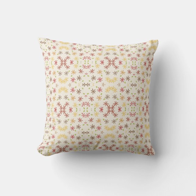 Coussin Fleurs sauvages dans le jardin (Recto)