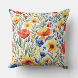 Coussin Fleurs sauvages d'été