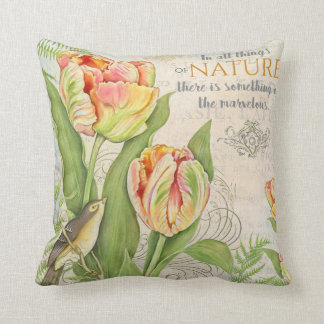 Coussin Fleurs vintages