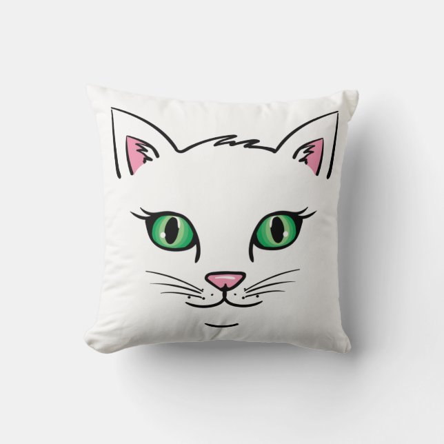 Coussin Floating Cat (Recto)