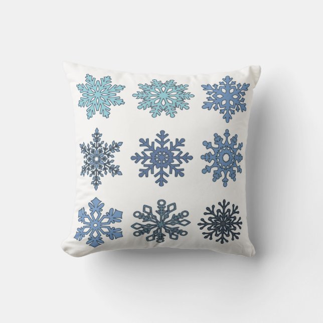 Coussin Flocon de neige (Recto)