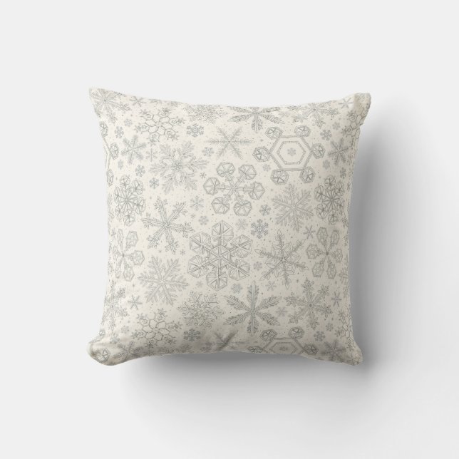 Coussin Flocon de neige (Recto)