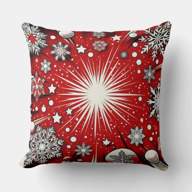 Coussin Flocon de neige (Recto)