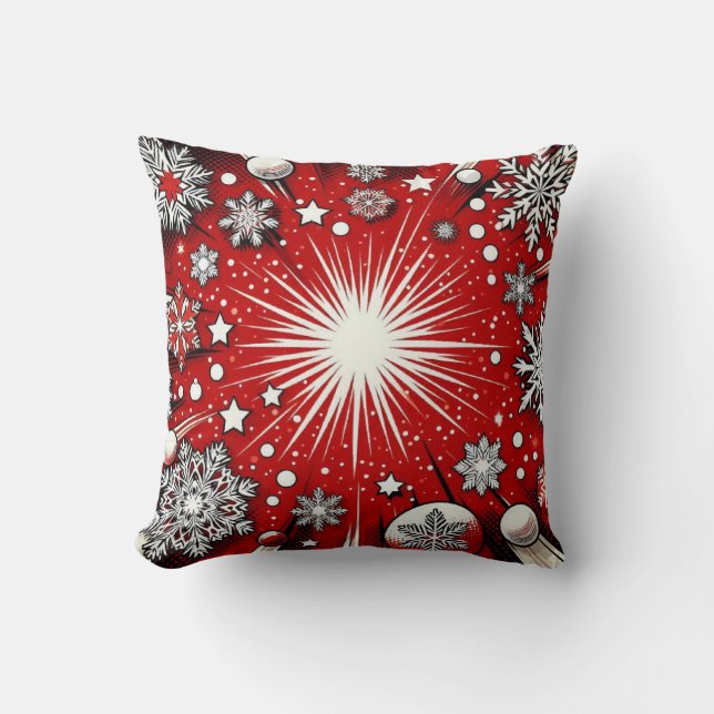 Coussin Flocon de neige (Recto)