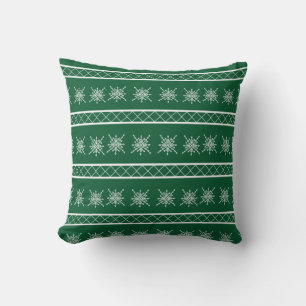 Coussin Flocon de Neige Cristallisé