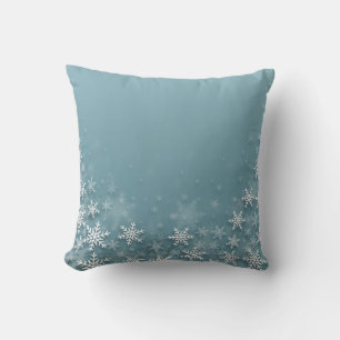 Coussin Flocon de neige décoratif de Noël